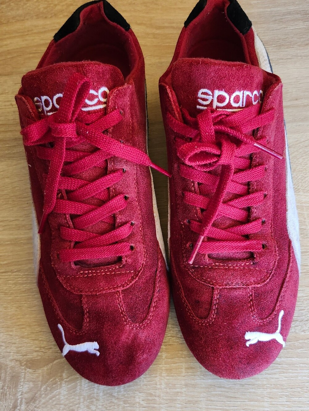 Sparco Puma Red Racing Shoes Size 9 Men's, For Real Racing and Sim Racing!